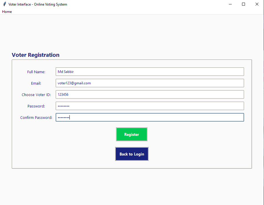 Voter Registration