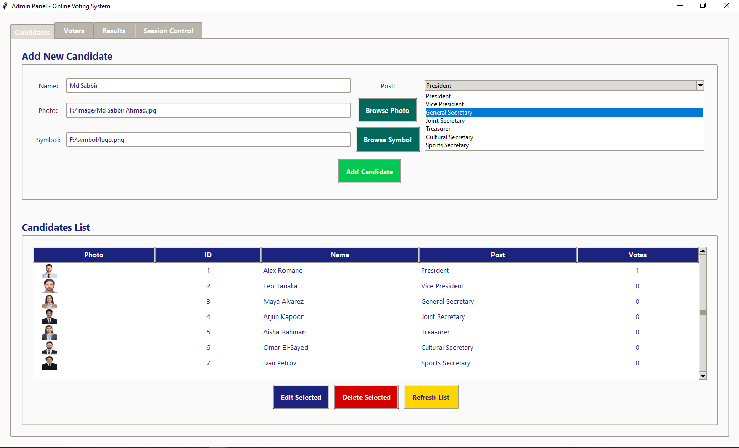 Candidate Management